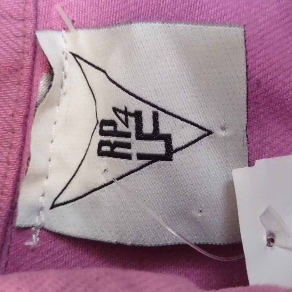 LF RP4 Levi's Eleanor Tie Dye Patched Denim Jacket One Size Pink - Picture 3 of 10